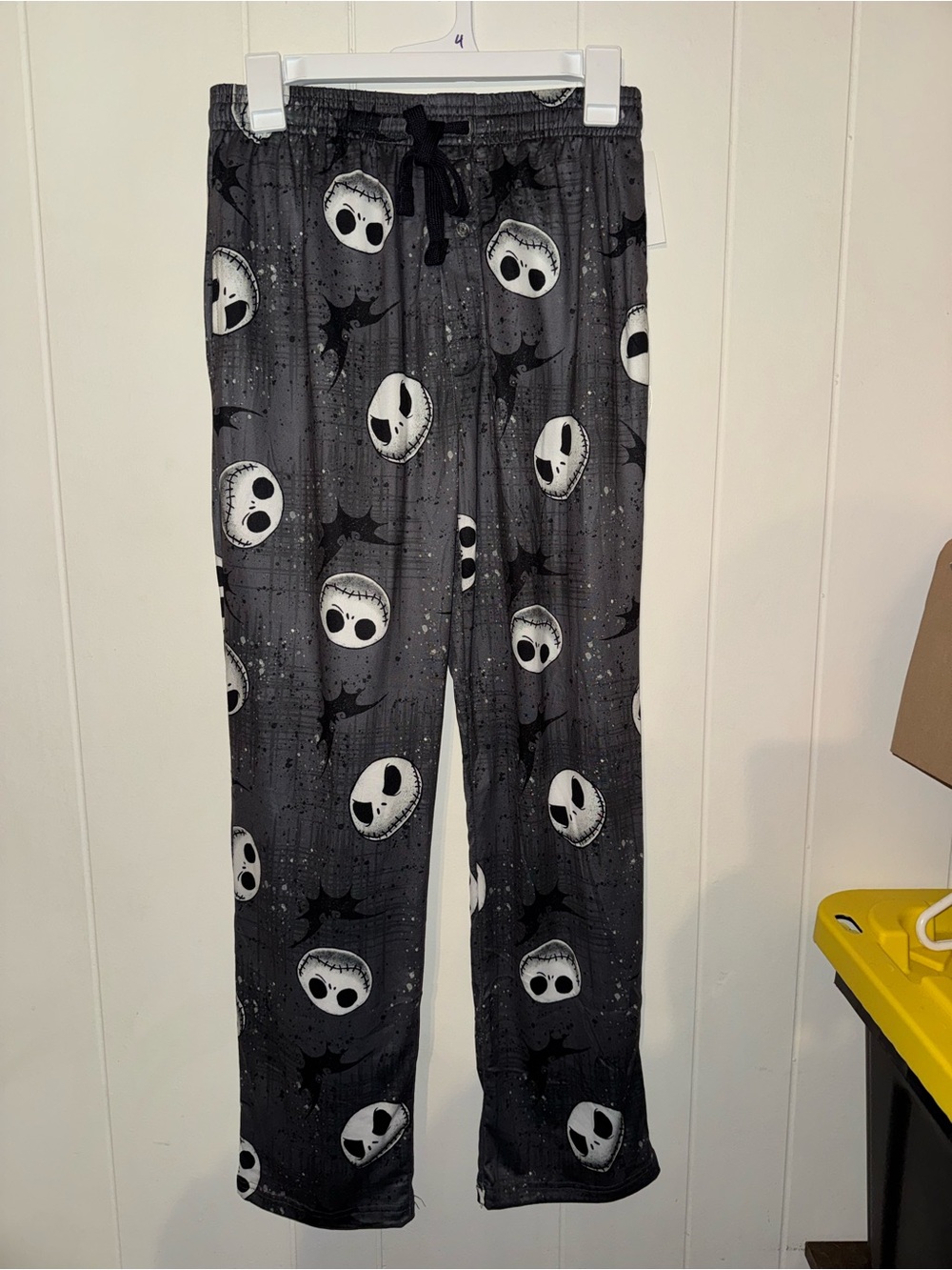 Disney Black & White Jack Skellington pajama bottoms